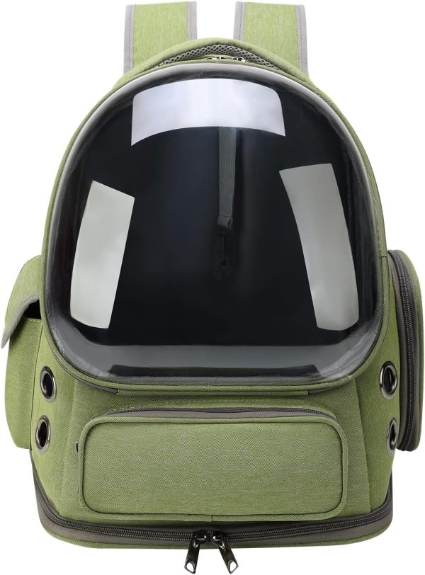Cat Backpack Carrier for Cats and Small Dogs, Breathable Cat Bubble Backpack, Airline Approved Pet Travel Carrier for Hiking Camping Outdoor