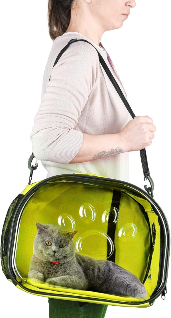 Pet Carrier Backpack, cat Carrier Bag, cat Dog Carrier Bag, Bird Carrier Bag, Backpack Carrier with Foldable Shoulder Strap, Designed for Cats and Puppies, Airline Approved, Travel, Hiking