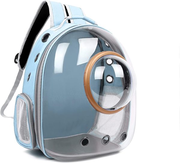 Cat Backpack Carriers,Bubble Space Capsule Kitten Pet Puppies Weight about 10lb,Designed for Travel, Hiking, Walking,Camping& Outdoor Use