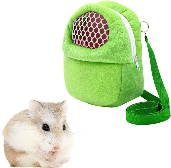 Portable Pet Carrier Bag, African Hedgehog Hamster Breathable Pet Carrier Handbags, Puppy Cat Travel Backpack (M)