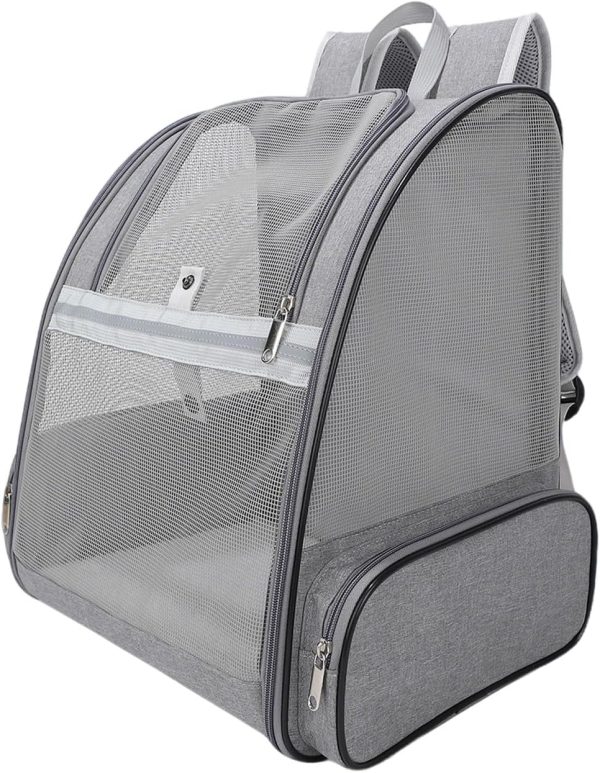 Dog Backpack Carrier,Pet Carrier for Cat/Small Dogs/Bunny,Ventilated Mesh Dog Backpack,Dog Travel Bag,Dog Bag,Small Dogs/Medium Cats Fit Up to 11lbs,Foldable Dogs Carrying Backpack